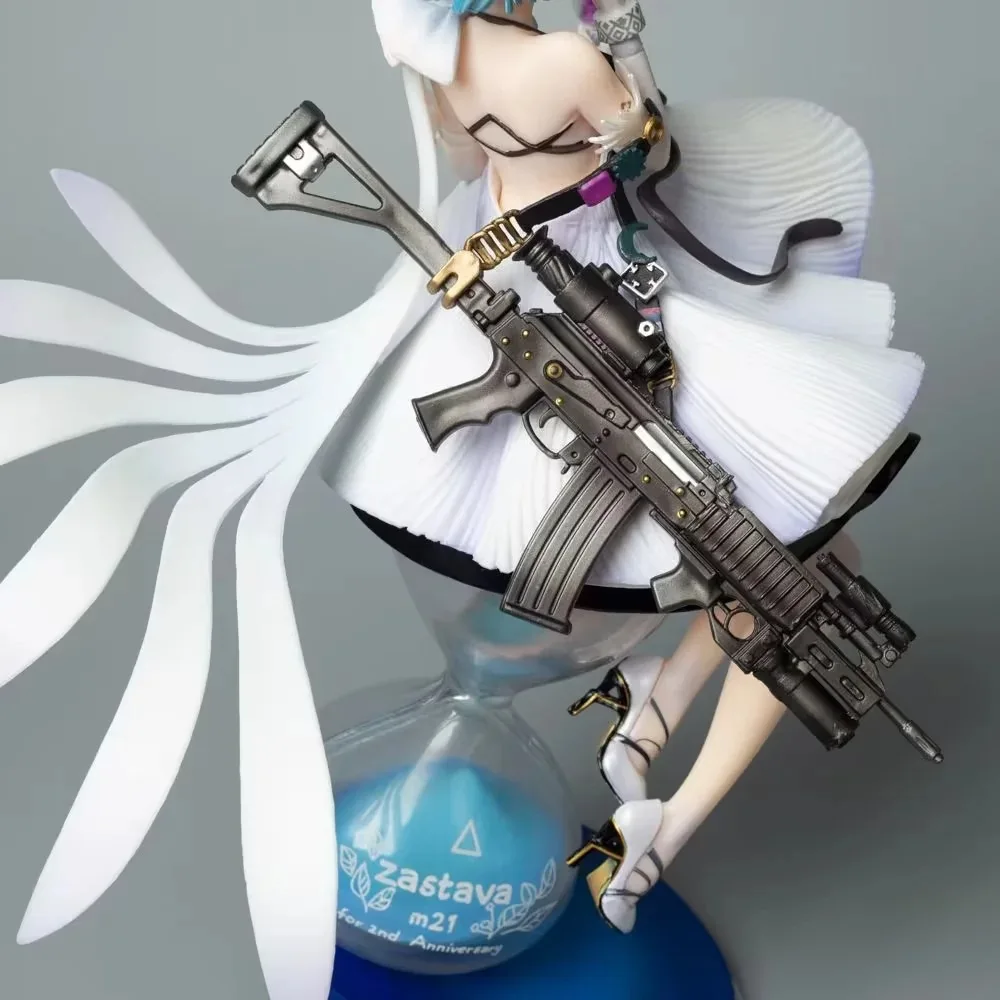 อะนิเมะ Zas M21 สีขาว Queen PVC Action Figure ตุ๊กตาของเล่นตุ๊กตารุ่นสะสม 27 ซม