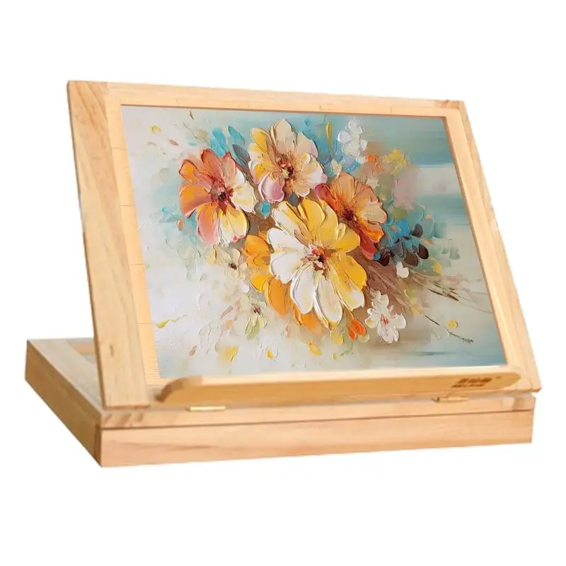 

Table Top Sketch Box Easel Painting Storage Box Adjust Wood Tabletop Easel For Drawing & Sketching Student