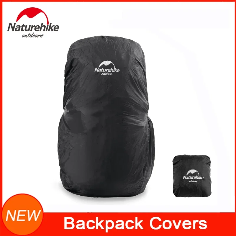 NatureHike Camping Packable Backpack Cover Nylon Waterproof Backpack Rain Cover with build-in Pouch Storage Bag for Hiking