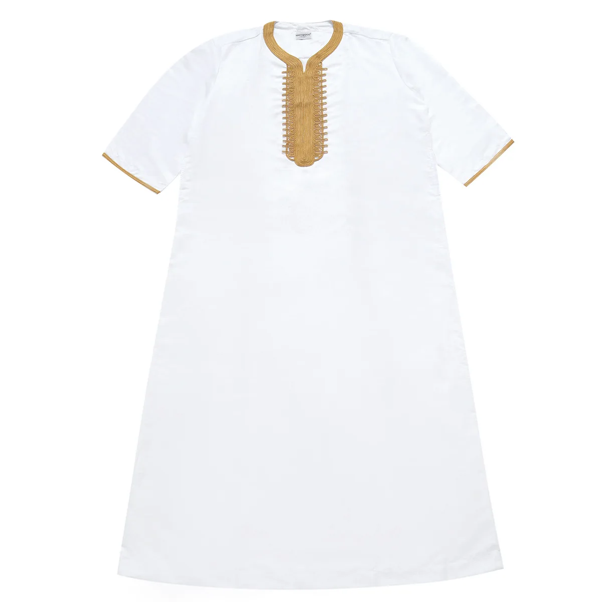 UNI 2024 Uomini Robe Eid Uomo Musulmano Kimono Jubba Thobe Modesto Islamico Dubai Arabia Abaya Preghiera Abaya Caftano Ramadan Marocco Vestito