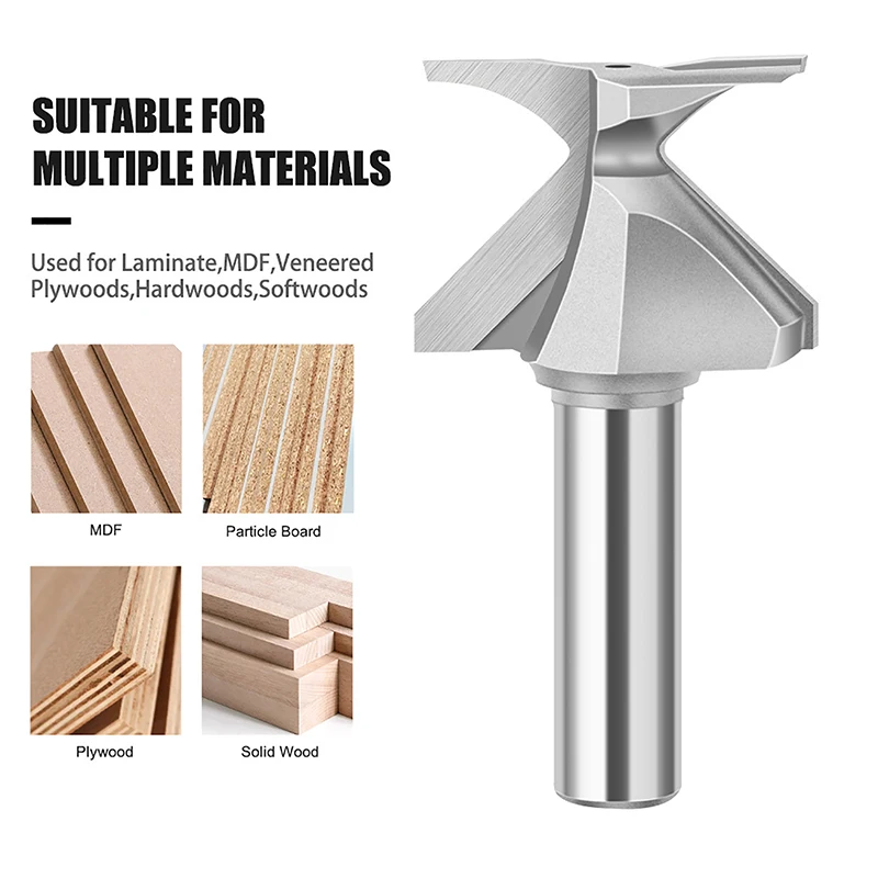

1/2 inch Shank 12mm Shank Arc Bending Integrated Knife Forming Knife R18 R30 Router Bits For Woodworking Milling Cutter