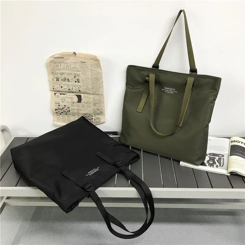 New Large Capacity Unisex Shoulder Bag Waterproof Man Handbag Crossbody Bags Man Nylon Casual Tote Bag Hand Shopper Bag bolsa 가방