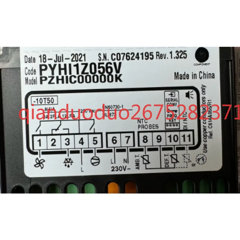 

Applicable to CAREL PYHI1Z056V: PZHIC00000K/PYHICOOOOK Haier freezer with two temperature probes