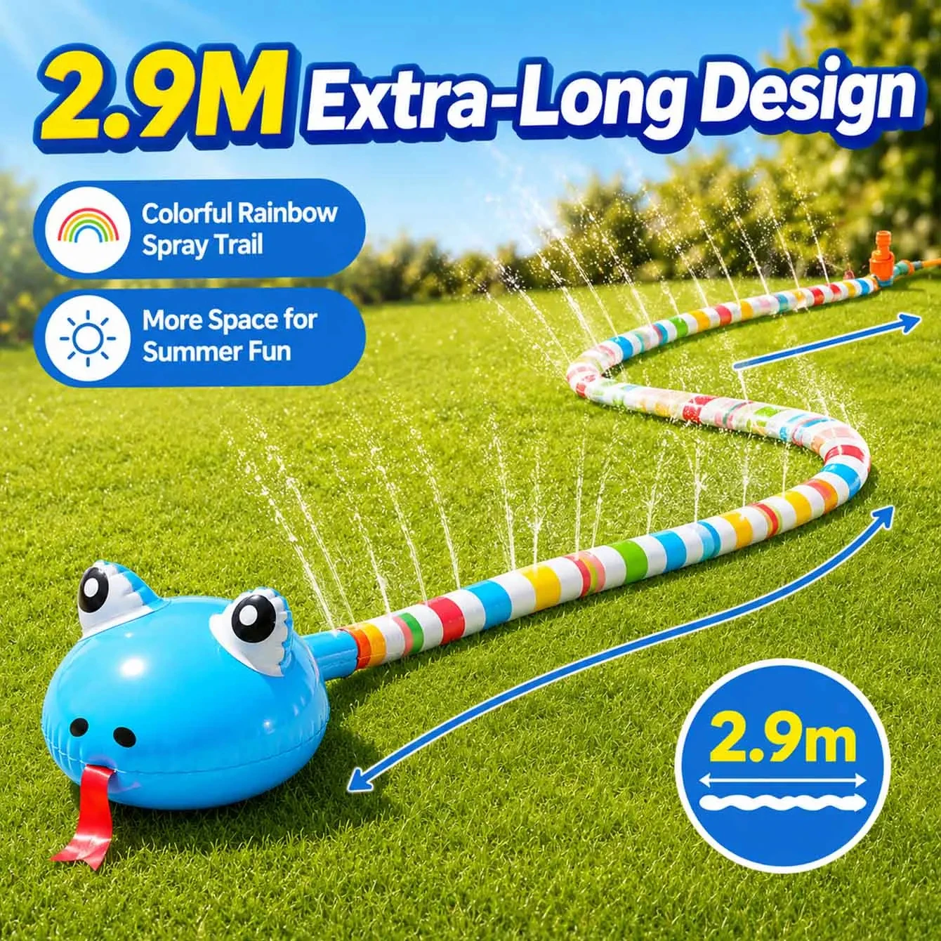 Jouet serpent gonflable pulvér - Kids Outdoor Garden Toys avis et prix
