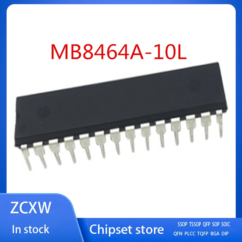 

10Pcs/Lot New MB8464A-10L MB8464A DIP28