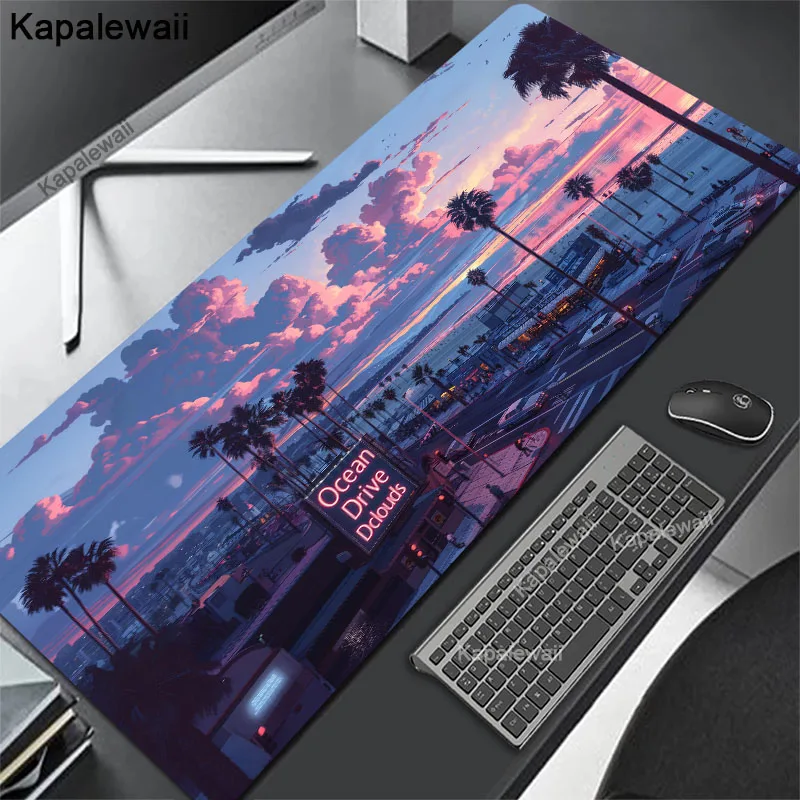 Personalized Art Gaming Mouse Pad Gamer Large tapis de souris anime Rubber Locking Edge Big Computer Mousepad Laptop Desk Mat