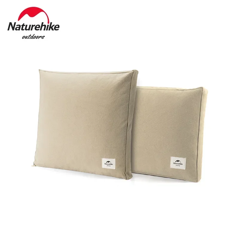 Naturehike Canvas Cushion 100% Goose Feather Filling Outdoor Camping Portable Pillow Waist Cushion Travel Nap Home Waist Pillow