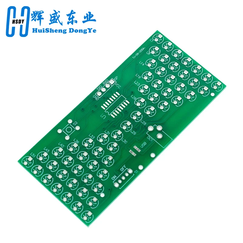 5V elektronische Sanduhr DIY Kit lustige elektrische Produktion Kits präzise mit LED-Lampen Doppelschicht PCB Board 84*40mm