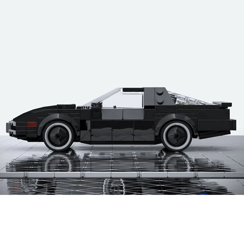 

qwert Speed Racing Car Model MOC Building Bricks American Muscle Car Modular Technology Children Holiday Gifts Assemble Toy Suit