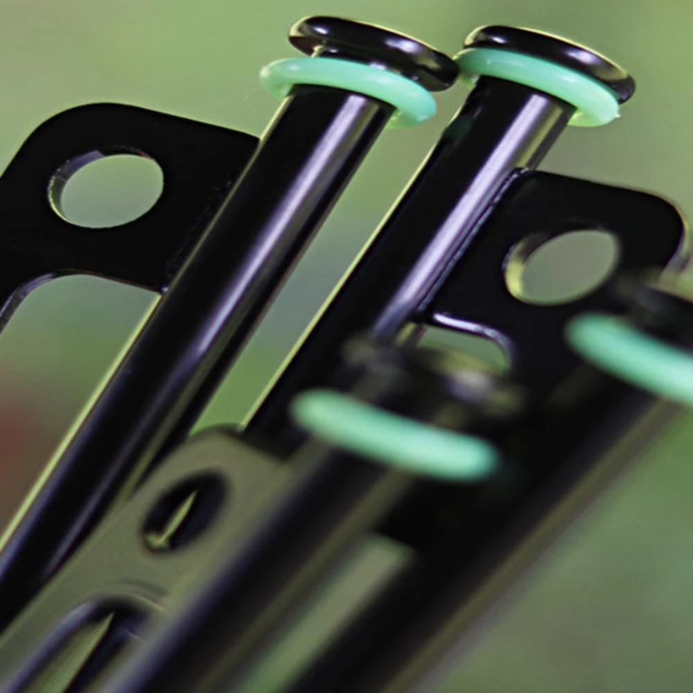 

100Pcs/Pack Camping Nail Night Vision Luminous Ring Round Multi-functional Tents Accessories