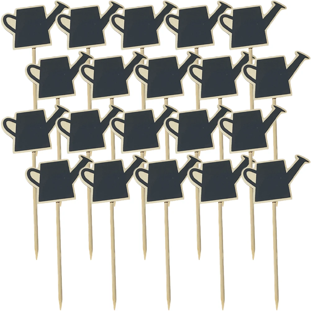 

20pcs Chalkboard Signs Mini Chalkboards Food Labels Party Buffet Decorative Blackboard Small Sign Boards Plant Label Stakes