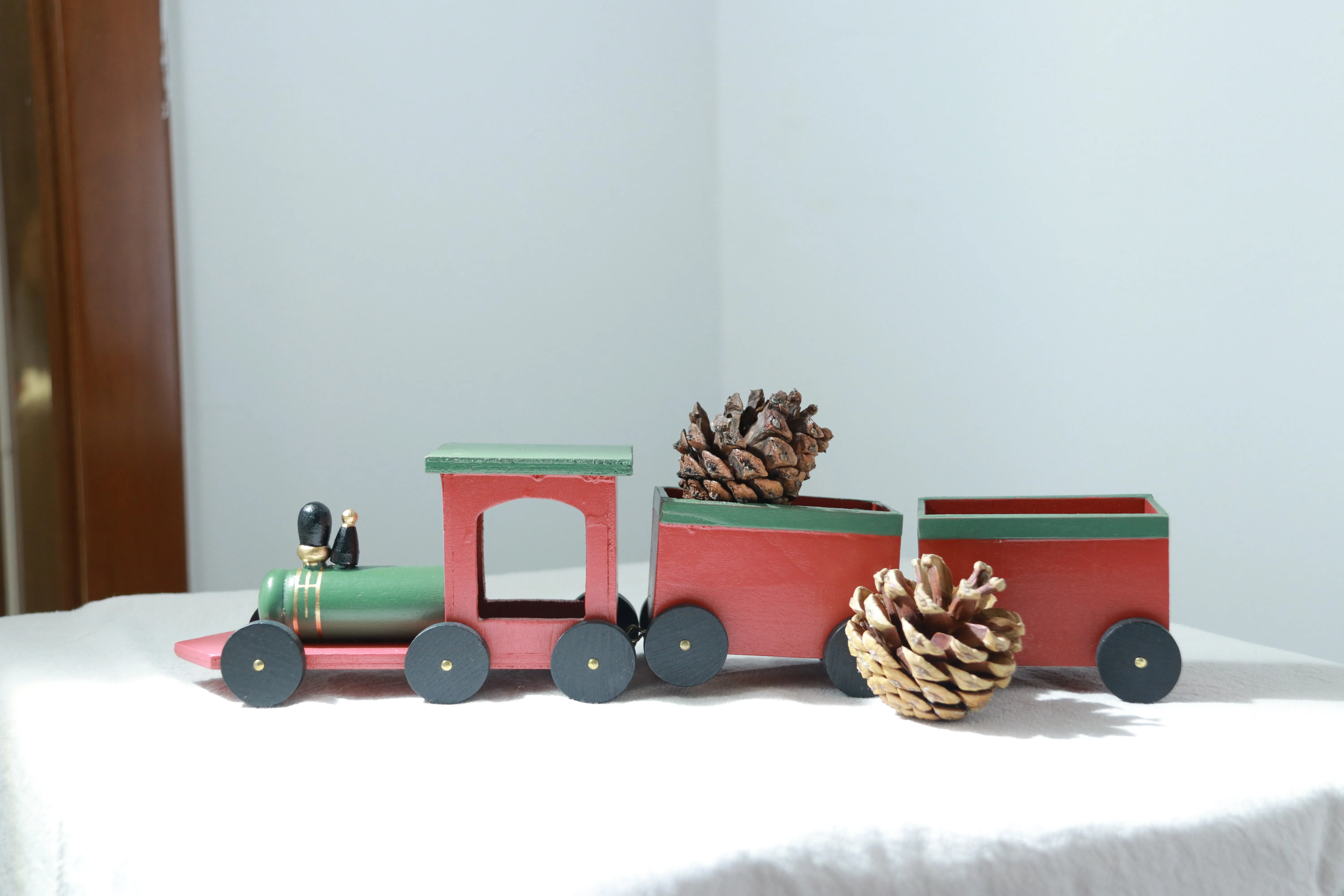 

Nordic style CHRISTMAS DECORATIONS CHRISTMAS DECORATIONS Festive Decor Wooden Train Decor CHRISTMAS GIFTS