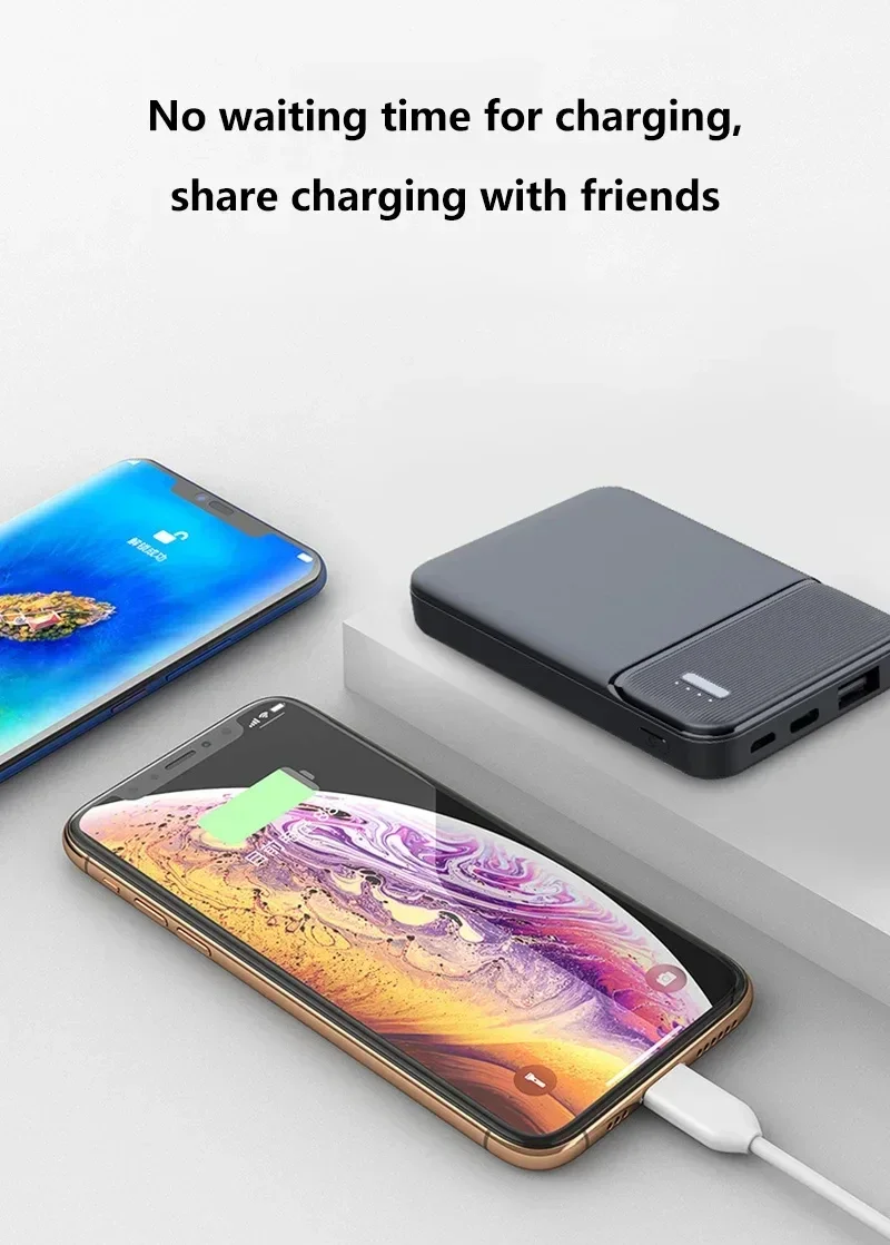 VIVO 100000mAh High Capacity Power Bank 22.5W Super Fast Charging Battery External Battery Portable PowerBank For IPhone Samsung
