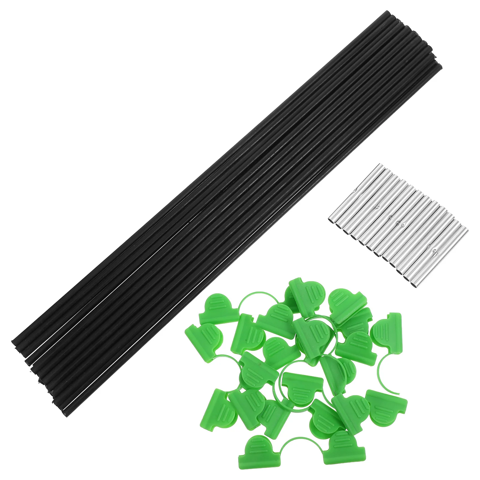 

1Set Garden Greenhouse Hoop Kit Fiber Garden Hoops for Raised Beds Row Cover Sturdy Tunnel Frame Easy Setup Plant Protection