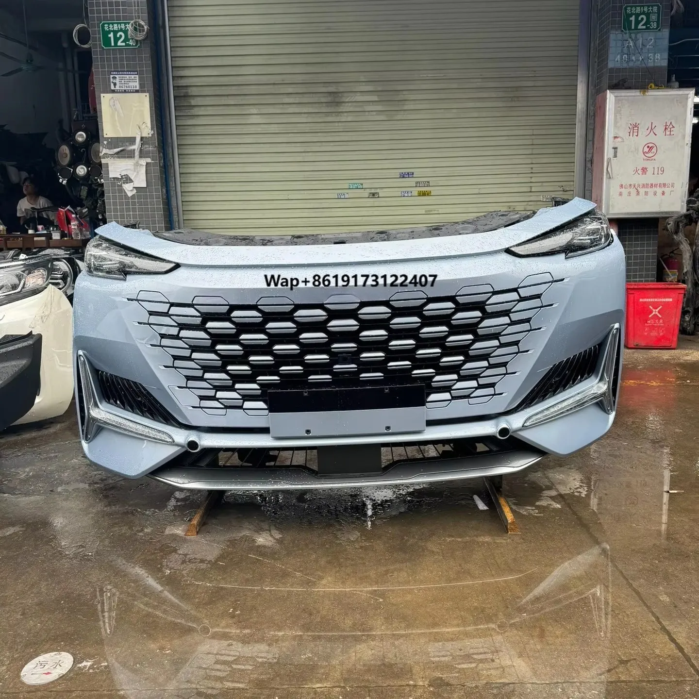 For Chinese Cars 2022-2025 Changan Uni-K Front Mouth Front Bumper Grille Headlight Water tank Hood Wing Front Nose Assembly