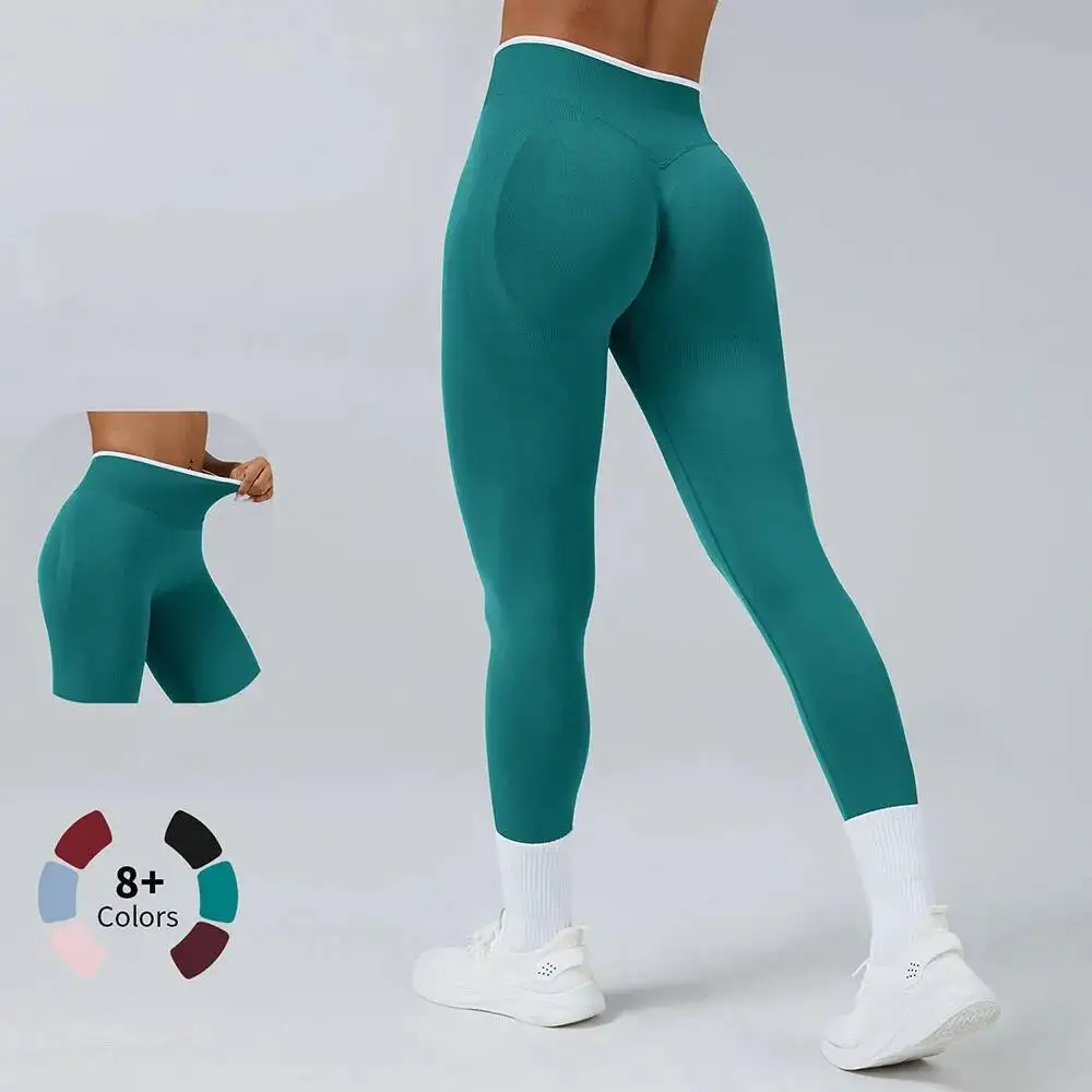 

Seamless High Waist Scrunch Leggings For Women Tummy Control Peach Lifting Workout Yoga Pants Gym Ignite Sculpt Series XL