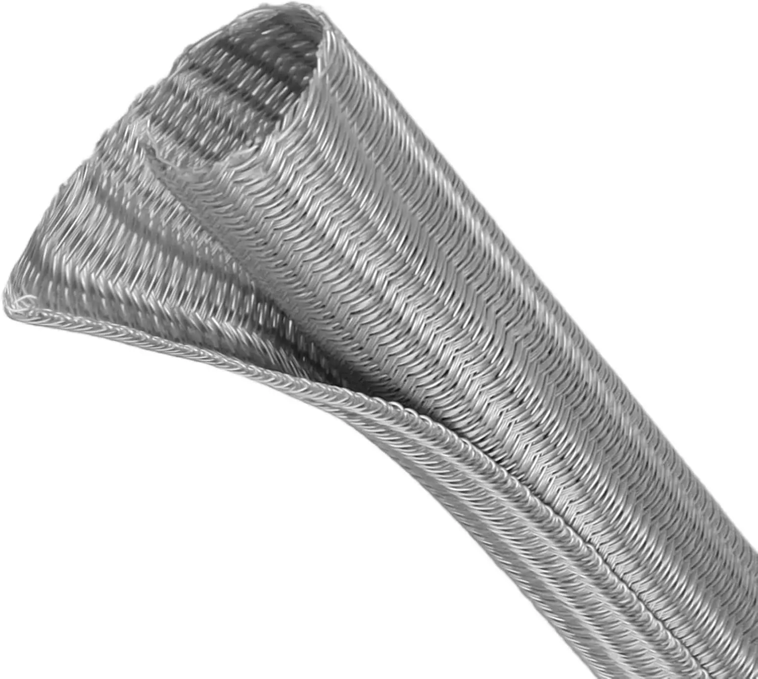 Split Wire Loom Tubing, Cable Protector Sleeve, Braided Cable Management for TV/Computer/Home Theater/Engine Bay, Cord Protector