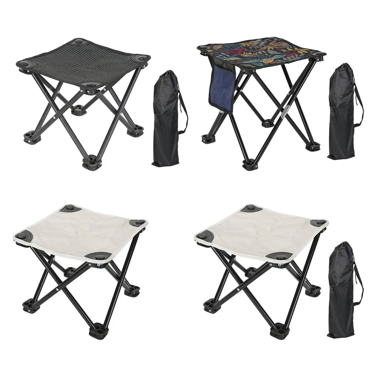 Folding Camping Stool, Folding Stool, Lightweight, Easy to Carry, Sturdy