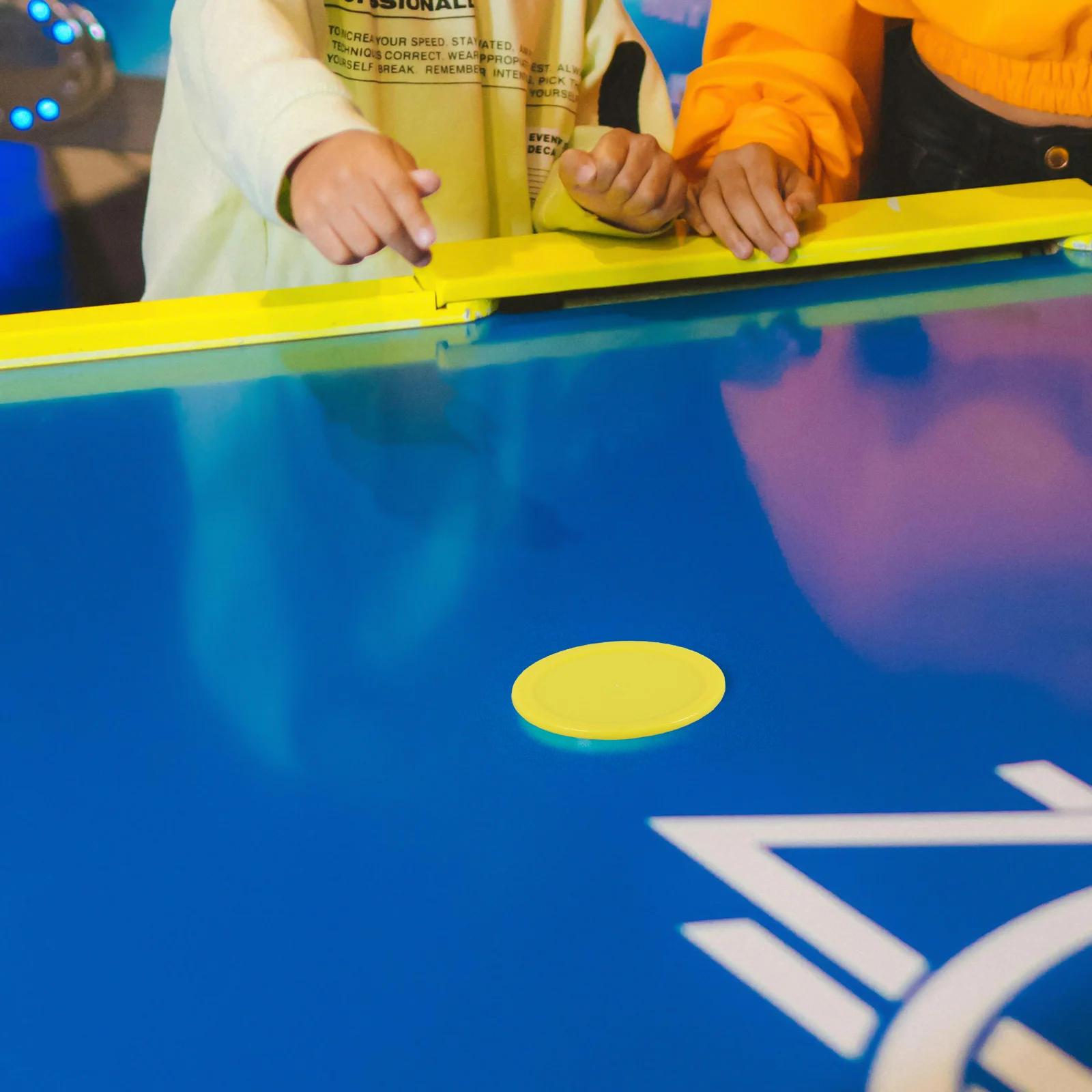 16 قطعة هوكي الهواء كرات الصولجان قطع غيار بلاستيكية لهوكي الطاولة مستقرة السلس الإنزلاق داخلي لعبة الملحقات التدريب الممارسة #1