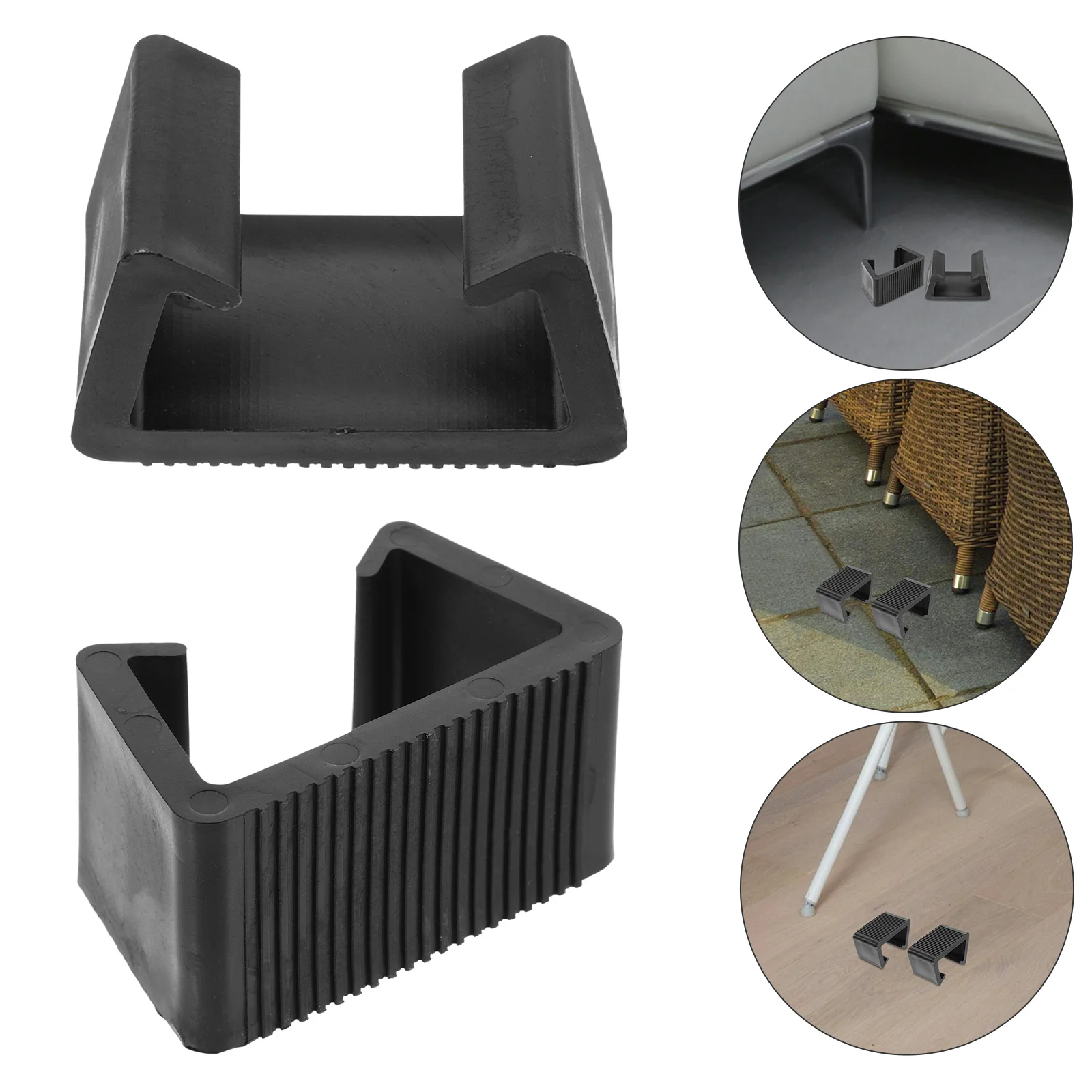 

4 Pcs Furniture Component Couch Sofa Patio Clips Outdoor Sectional Card Slot Clamp Plastic Beach Chair Rattan Clamps