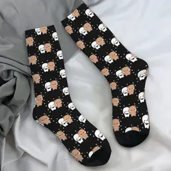 Cute Panda Bear Bubu Dudu Stockings Custom Fashion Socks Winter Anti Slip Socks Men Skateboard High Quality Socks