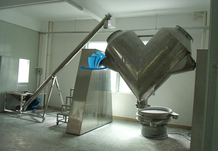 Stainless Steel V Type Mixing Equipment V Shape Blender Powder Mixing Machine for Industrial Use