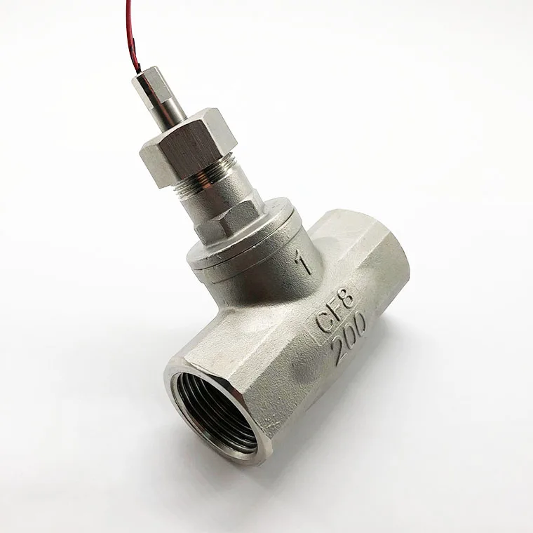 Stainless steel G1 female thread piston flow switch for laser chiller system