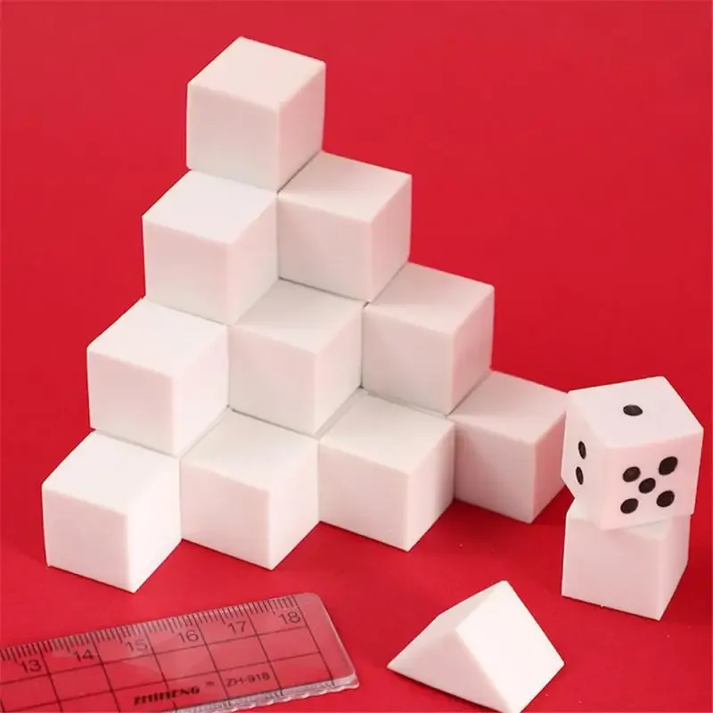 Cube Eraser Student Mathematical Model Three-view Examination Chart Push Public Examination Cube Square Eraser