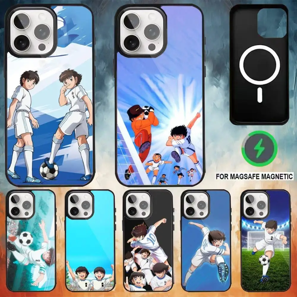 

Cool C-Captain T-Tsubasa Phone Case For iPhone17,16,15,14,13,12,11 Plus,Pro Max Magnetic Magsafe Wireless Charging