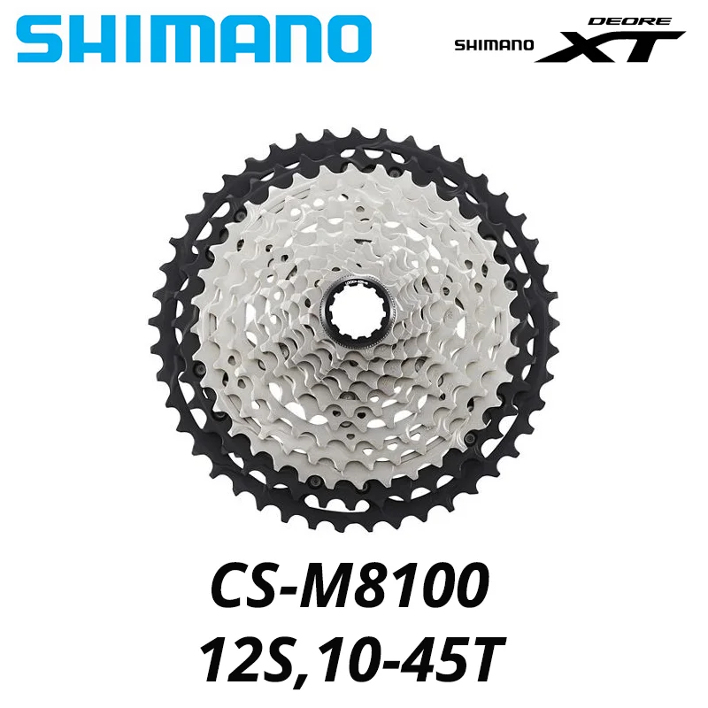 Shimano Deore XT M8100 1X12 Speed Groupset for MTB Mountain Bike Shift Lever Chain Rear Derailleur Cassette Set 12V 45T 10-51T