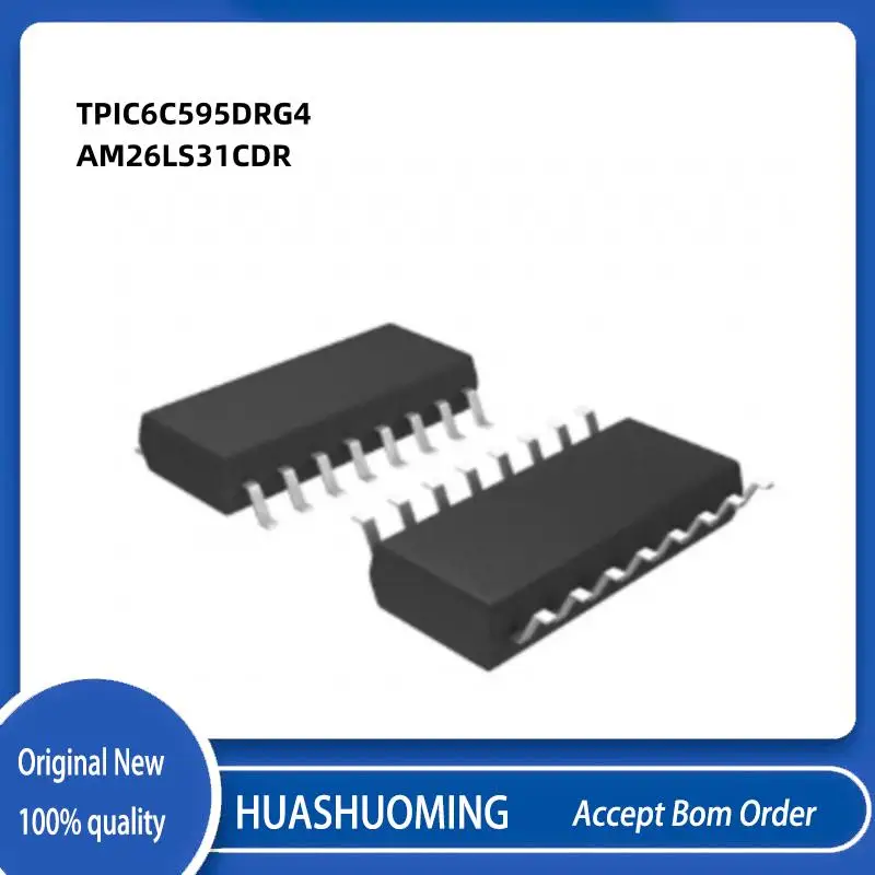 

NEW 50Pcs/Lot TPIC6C595DRG4 AM26LS31CDR AM26LS31 SOP-16