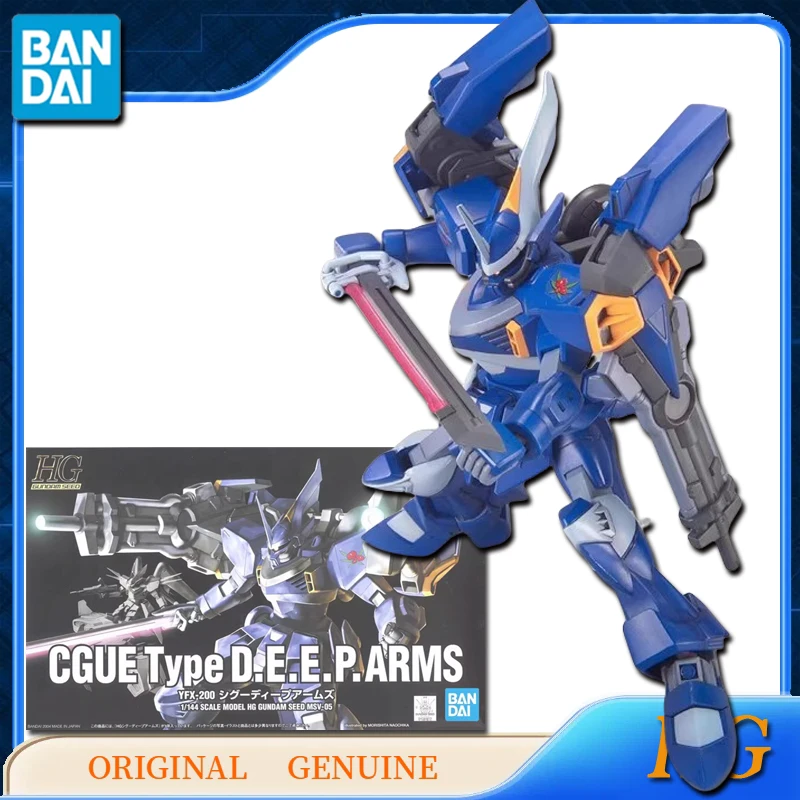 Bandai Original Genuine HG GUNDAM CGUE Type D.E.E.P.ARMS Anime Action Figures Toys for Boys Girls Kids Gift Model Ornaments