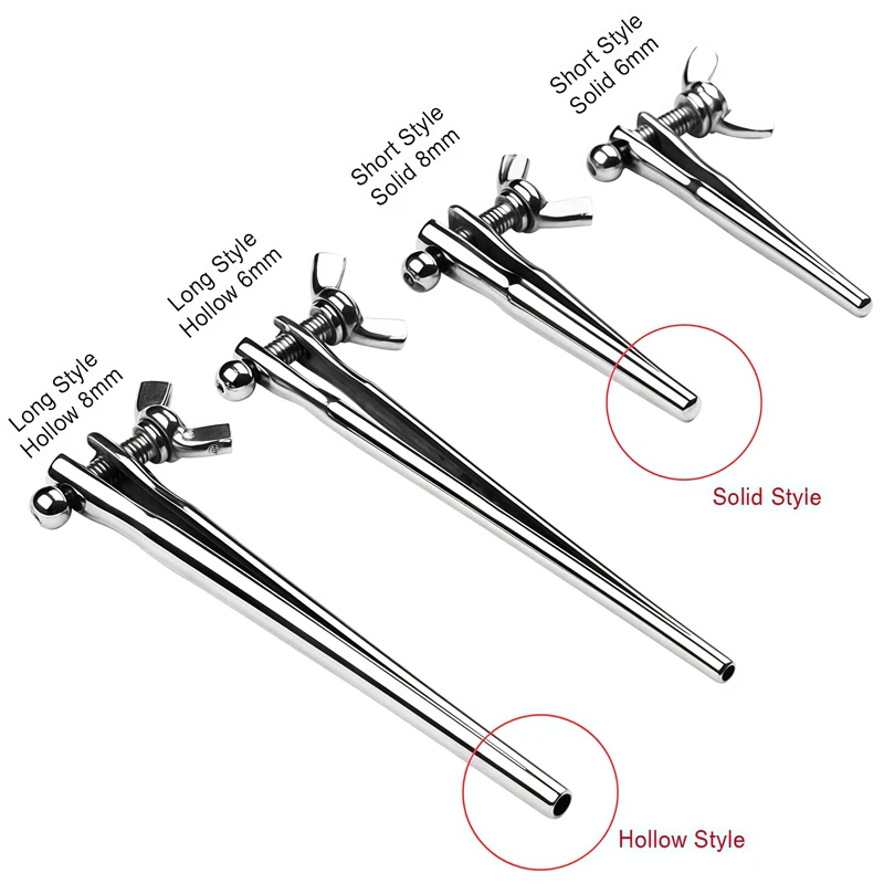جهاز استمناء للرجال صنم معدني قابل للتعديل موسعات عين الحصان قضبان مجرى البول محفز ألعاب جنسية للرجال ملحقات حميمة غريبة #3