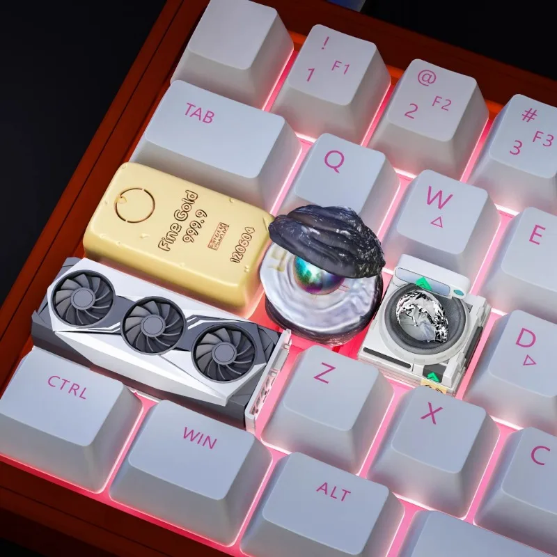 Delta Force Graphics Card Keycaps Resin Material Personalized Creative Gaming Keycap Customized Keycaps for Mechanical Keyboard