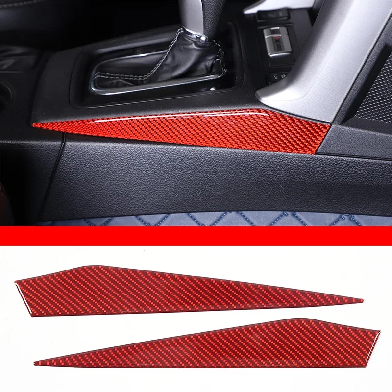 

For Subaru Forester 2013-2018 Soft Carbon Fiber Car Central Control Gear Shift Side Trim Sticker Auto Interior Accessories