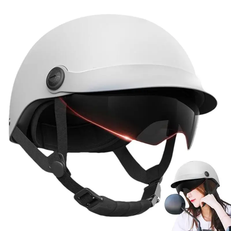 Motorcycle Half Headgear Motorcycle Headgear Cycling Motocross Hard Cap Cruiser Scooter Motorcycle Half Safety Hat For Men Women