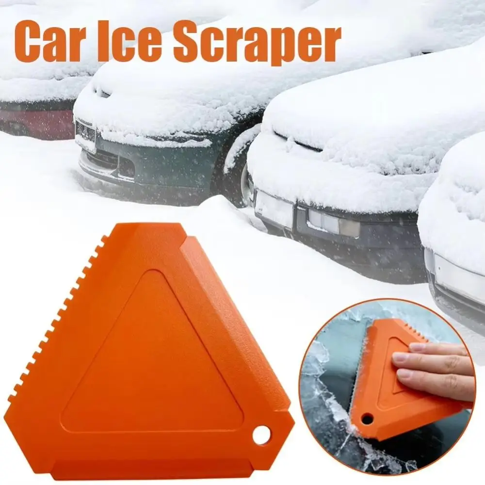 New Multifunctional Car De-icing Shovel Plastic Easy To Use Car Ice Scraper High Efficiency Labor-saving Glass Ice Scraper