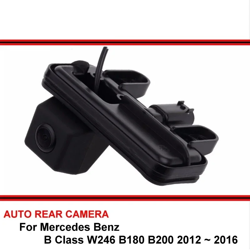 Cámara de marcha atrás impermeable para coche, visión nocturna, marcha atrás, marcha atrás, para Mercedes Benz Clase B W246, B180, B200, 2012 ~ 2016