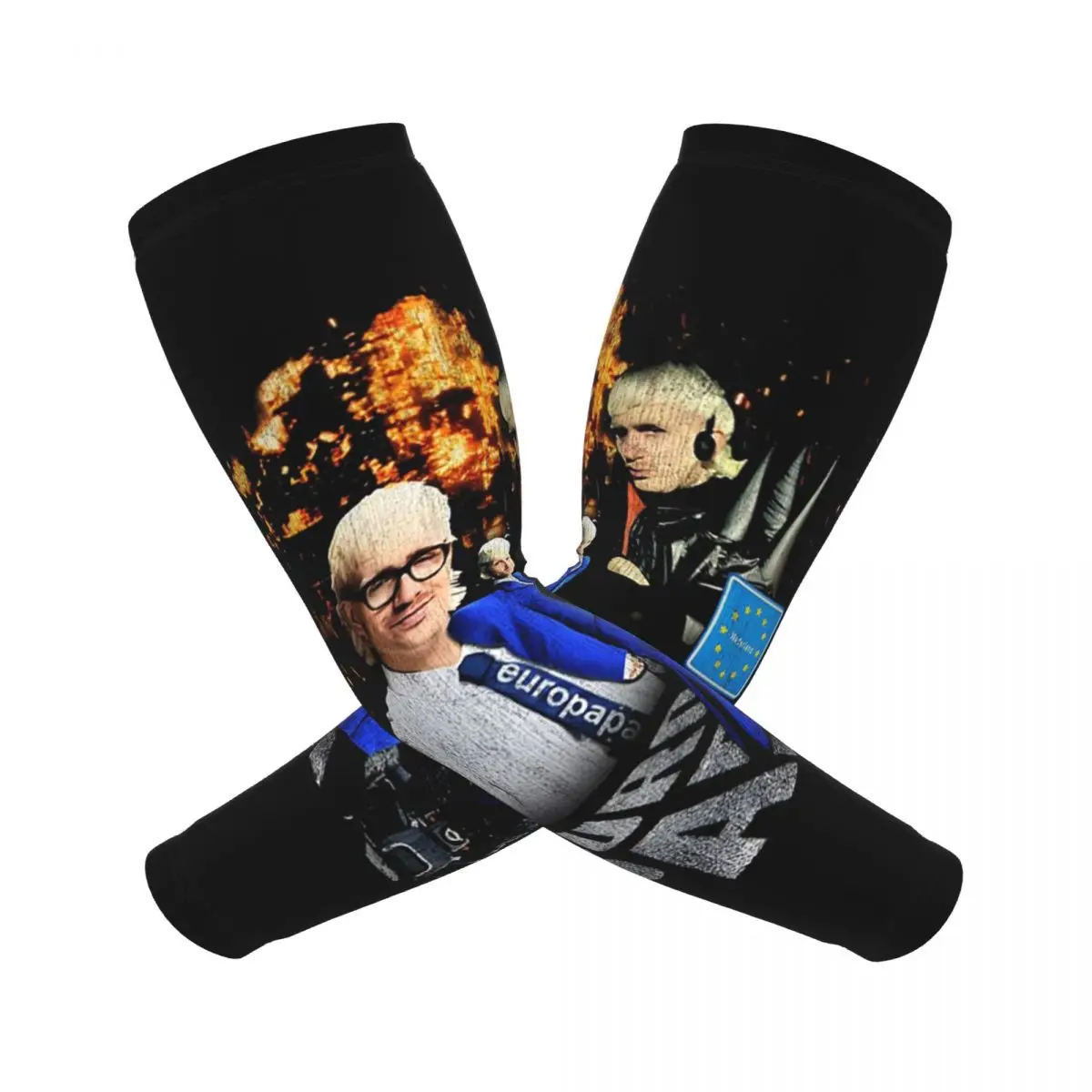 

Joost Klein Eurovisions Song Конкурс Рукава Мужчины Женщины Защита от солнца и ультрафиолета Татуировки Прикрытие Спорт Охлаждение Велоспорт