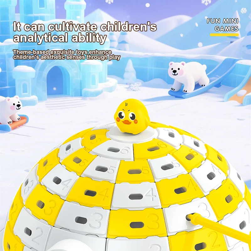 ของเล่นเพนกวินที่สามารถทุบน้ำแข็งได้, เกมกระดานเพื่อการศึกษาสำหรับเด็ก, ของขวัญวันหยุด, ของเล่นเด็กเพื่อการโต้ตอบระหว่างพ่อแม่และลูก