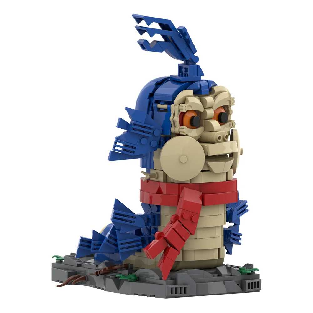 DIY الدودة من متاهة اللبنات لطيف الحشرات الخيال فيلم تحصيل للبناء الكبار