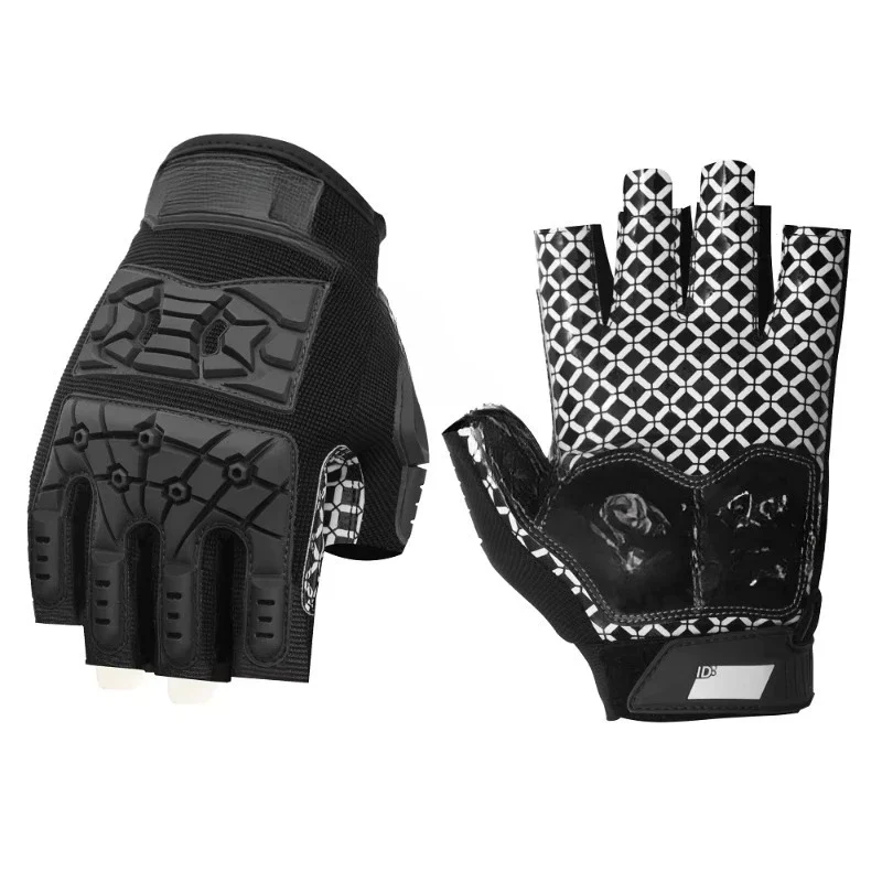 

Half Finger Palm Anti-Shock Soccer Receiver Flexible Impact Protection Back of Hand Gloves