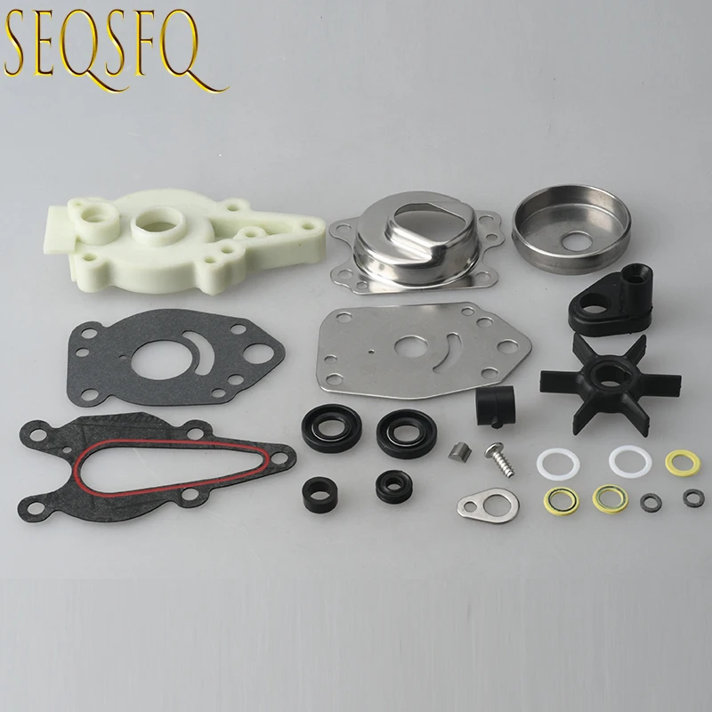 Kit de reparación de impulsor de bomba de agua 46-42089A5 para Mercury Mariner 6/8/9.9/10/15 HP, fueraborda de 2 tiempos 46-42089A5 47-42089A3