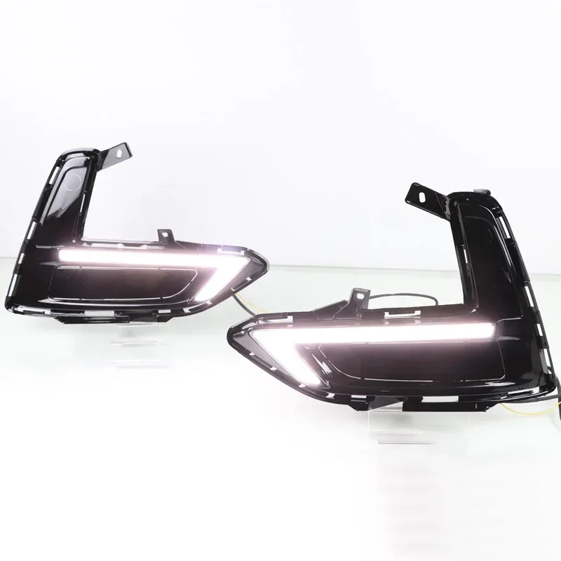 

Светодиодные дневные фары DRL для Nissan Sentra Sylphy 2019 2020 12 В, светодиодные желтые поворотные ночные синие дневные ходовые фары