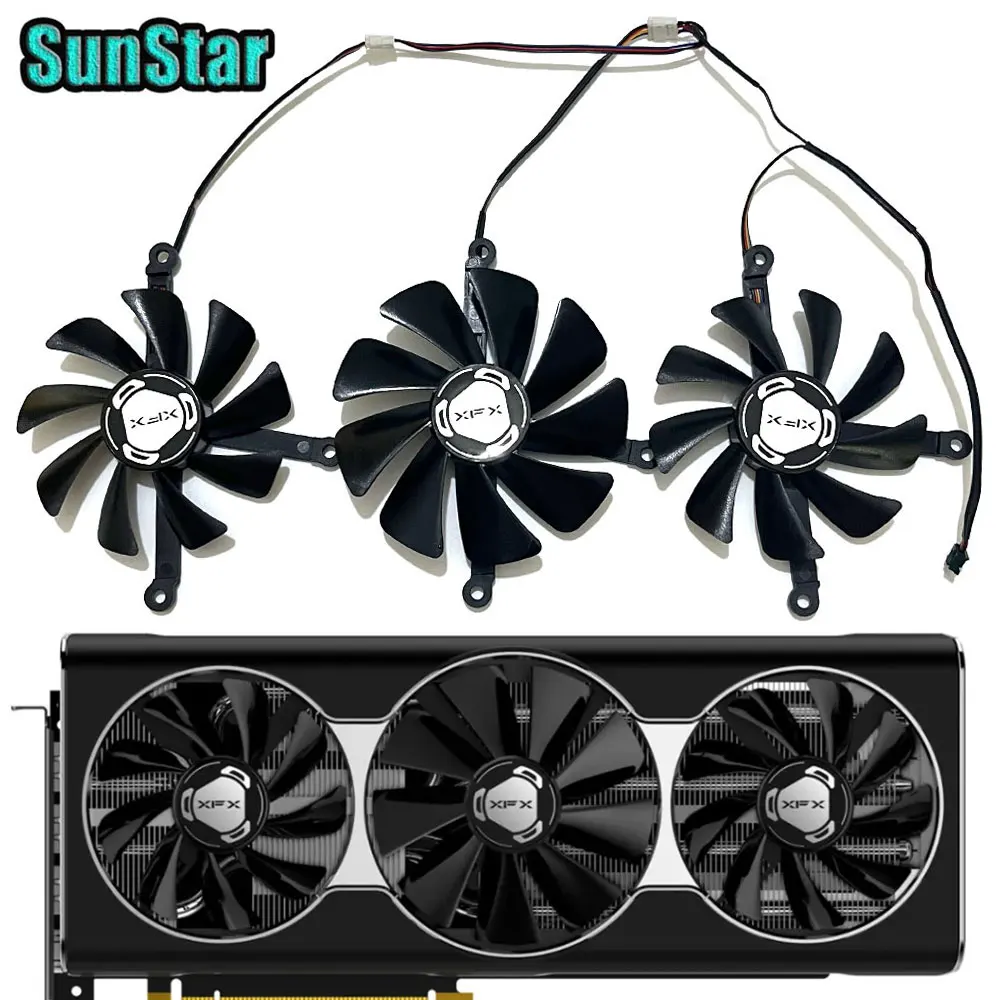 NEW 85MM 95MM CF1010U12S RX 5700 XT THICC GPU Cooling Fan For XFX RX 5600XT 5700XT RX 5700 THICC Graphics Card Cooler Fan