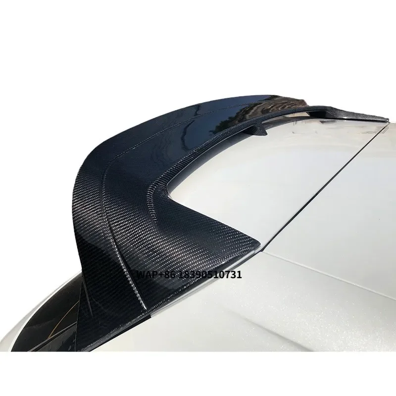 R Style Airflow Winglet Car Spoilers Carbon Fiber Rear Diffuser Wing for VW 8 GTI R LINE