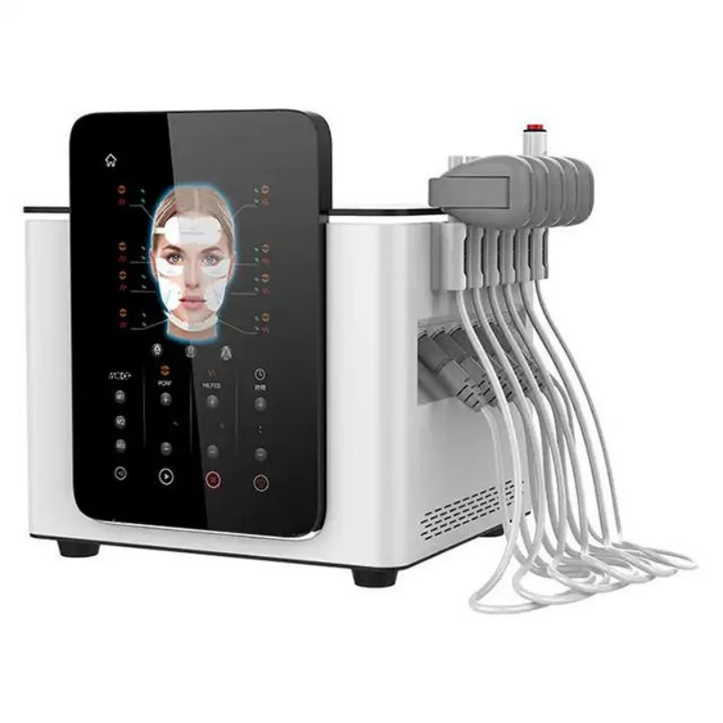 professional eye bags removal reduce wrinkle frim jawline facial lifting pe rf magnetic face ems machine