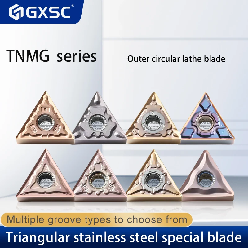 TNMG160408 TNMG160404 TNMG160412 MM HS LC HQ High Quality CNC Lathe Turning Tools Hard Alloy Triangle Blade Cutting Cutters Part