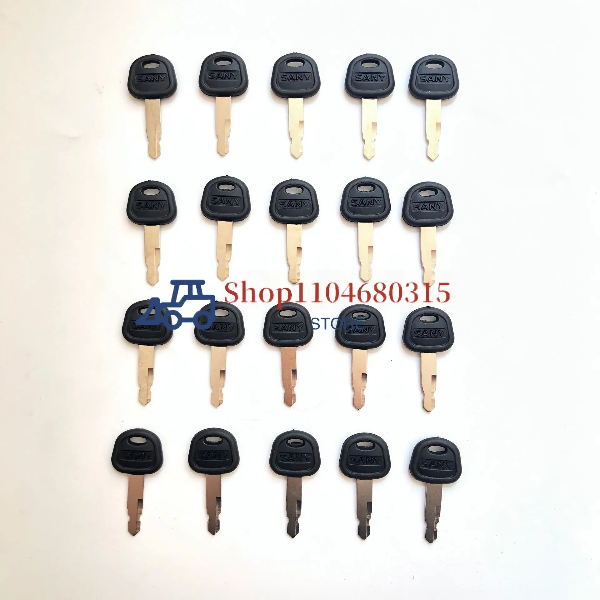

20pcs Ignition Keys For Sany Excavator Bulldozer Loader Heavy Equipment key