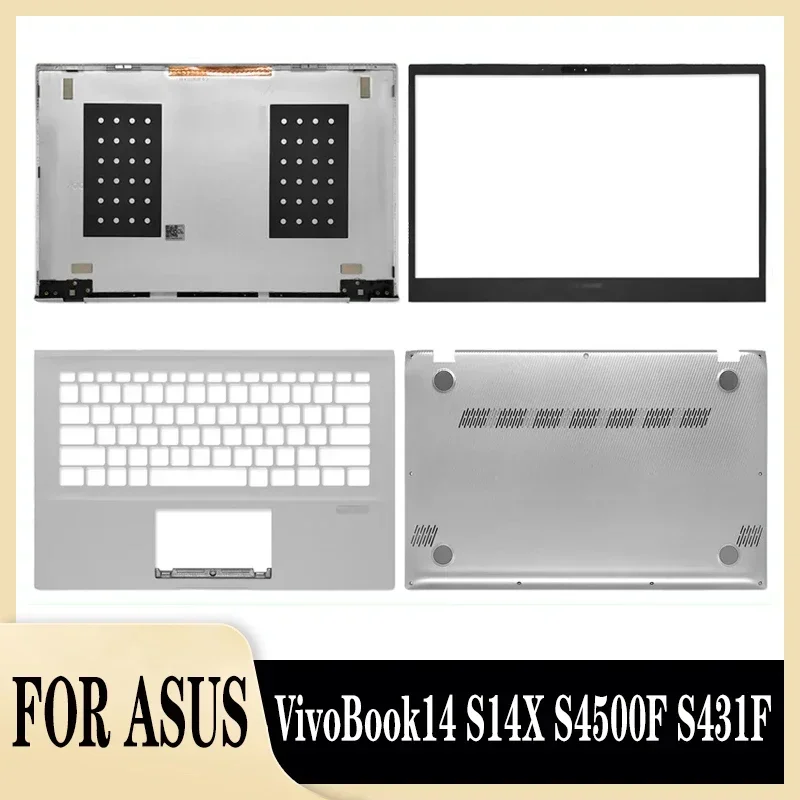 

For VivoBook14 S14X S4500F S431F Laptop LCD Rear Lid Back Top Cover Front Bezel Palmrest Upper Bottom Base Case Housing